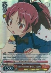 Mild Autumn Days Kyoko (SR) (35063) [MM/W35] - Weiss Schwarz Single