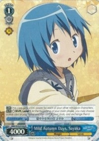 Mild Autumn Days Sayaka (35084) [MM/W35] - Weiss Schwarz Single