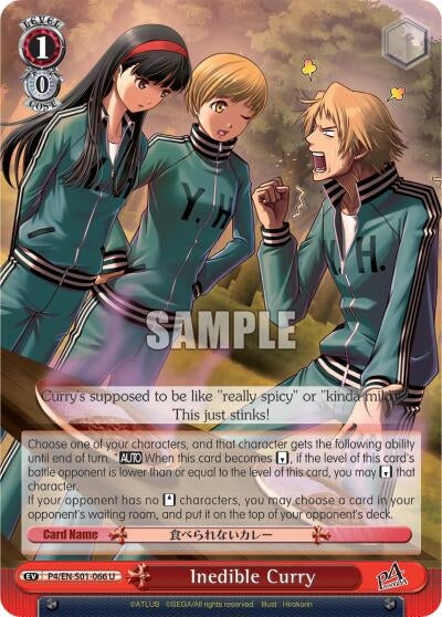 Inedible Curry (401066) [P4/EN-S01] - Weiss Schwarz Single