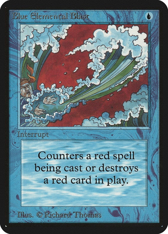 Blue Elemental Blast [LEA] - MTG Single