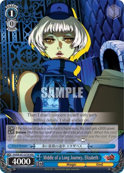 Middle of a Long Journey Elizabeth (RRR) (401075) [P4/EN-S01] - Weiss Schwarz Single