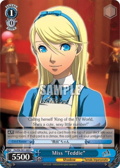 Miss ’Teddie’ (401089) [P4/EN-S01] - Weiss Schwarz Single