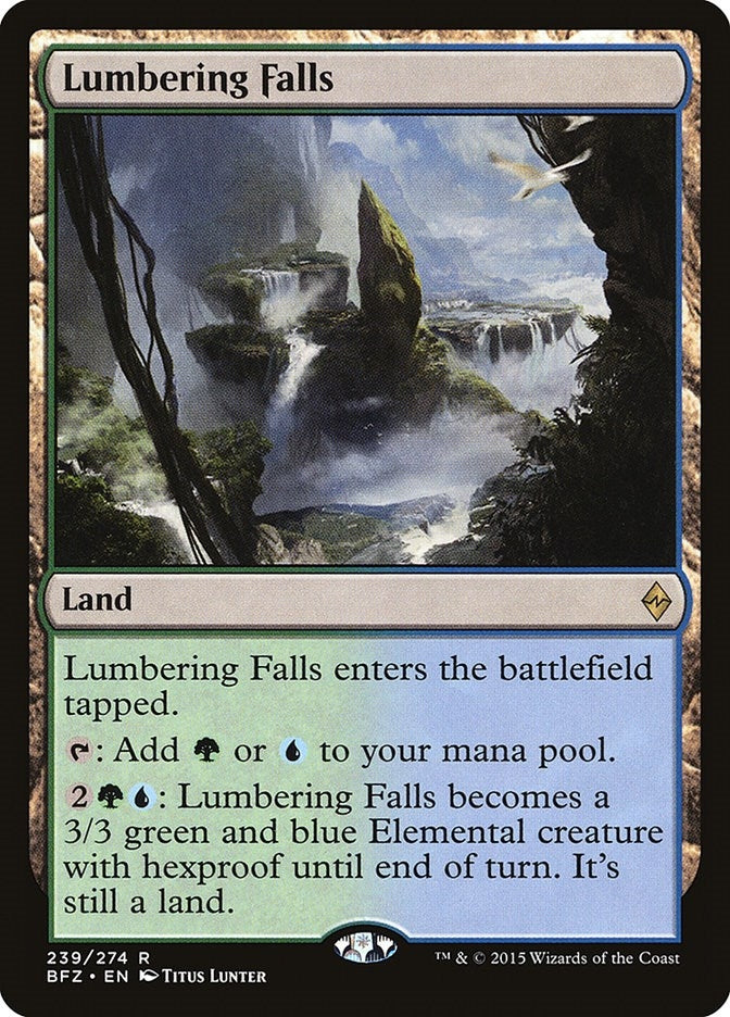 Lumbering Falls (239) [BFZ] - MTG Single