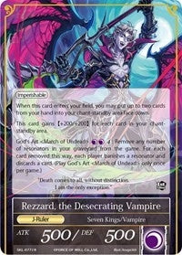 Rezzard the Undead Lord // Rezzard the Desecrating Vampire (77) [SKL] - Force of Will Single