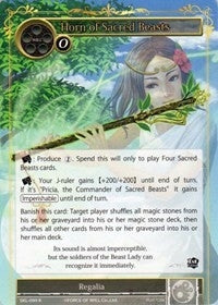 Horn of Sacred Beasts (99) [SKL] - Force of Will Single