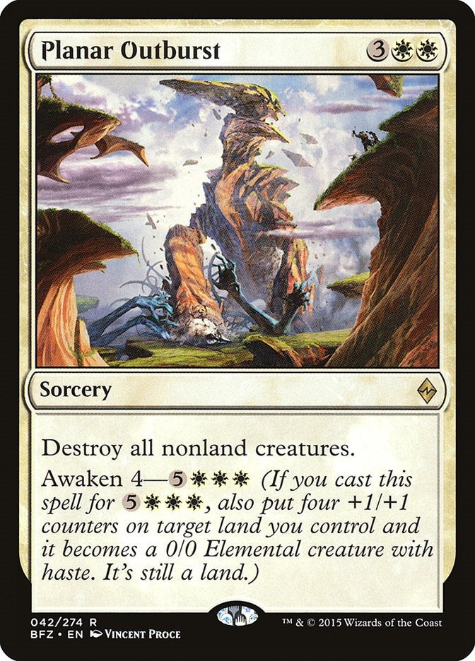 Planar Outburst (42) [BFZ] - MTG Single