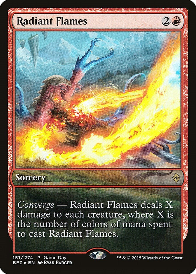 Radiant Flames (151) [GAME] - MTG Single