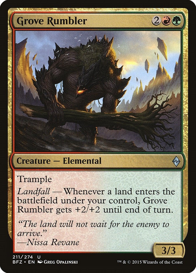 Grove Rumbler (211) [BFZ] - MTG Single