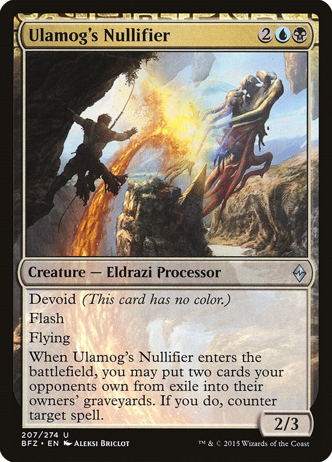 Ulamog’s Nullifier (207) [BFZ] - MTG Single