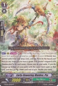 Early-flowering Maiden Pia (4043) [G-BT04] - Cardfight Vanguard Single