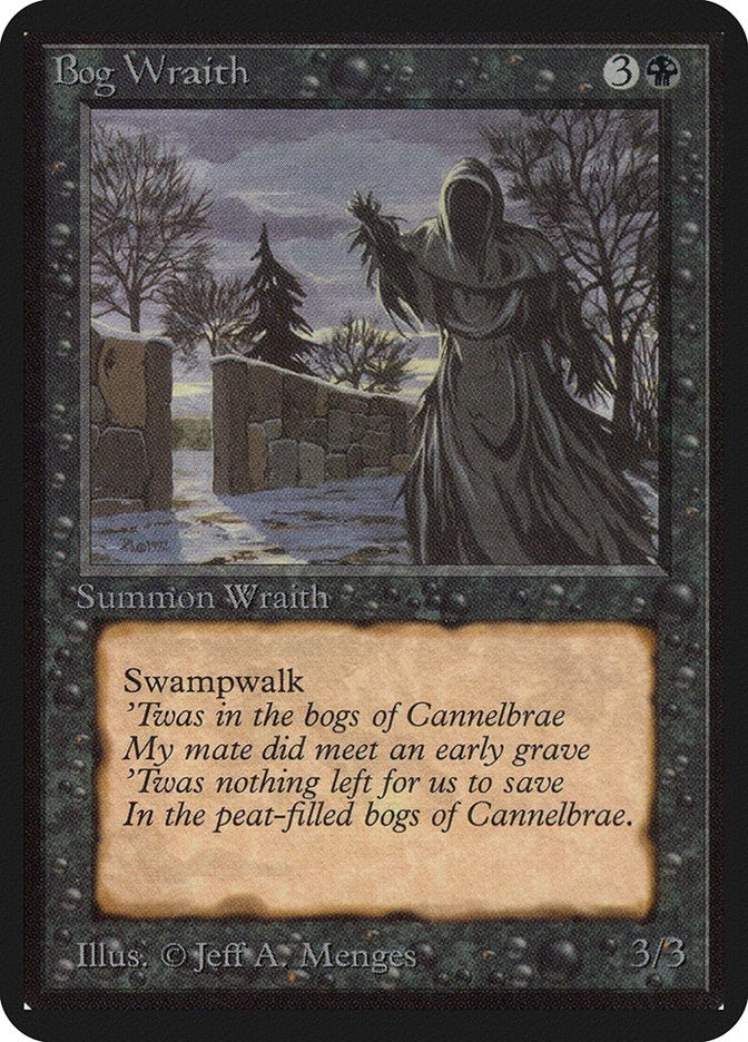 Bog Wraith [LEA] - MTG Single