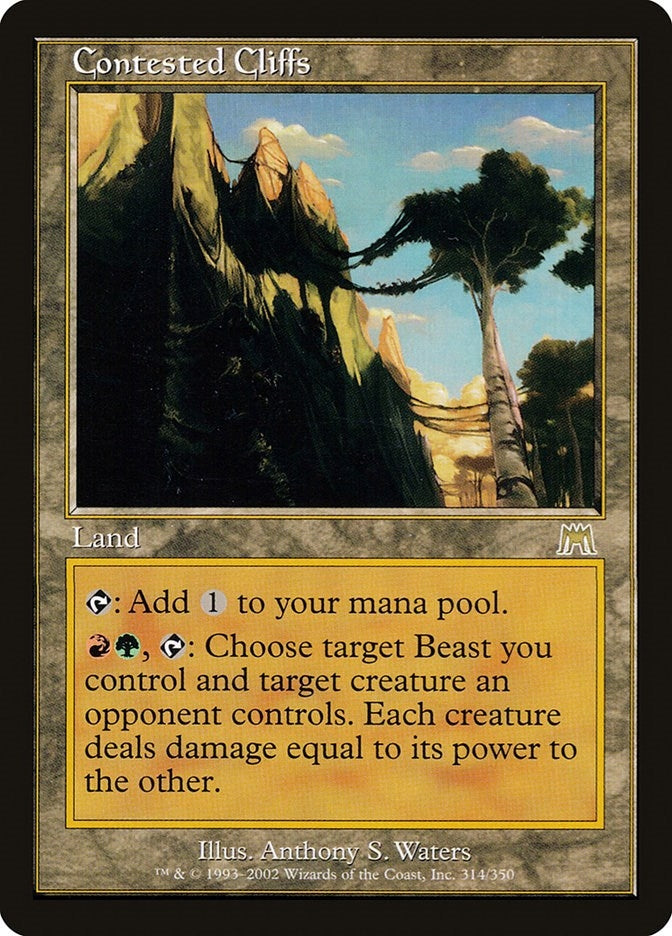 Contested Cliffs (314) [ONS] - MTG Single