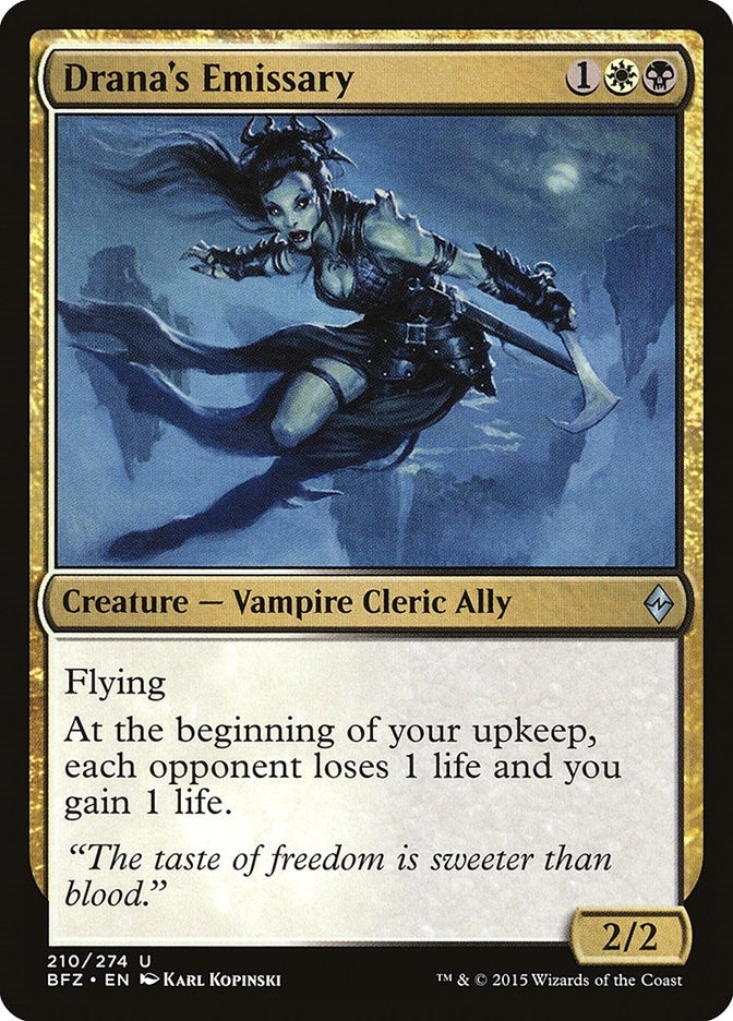 Drana’s Emissary (210) [BFZ] - MTG Single