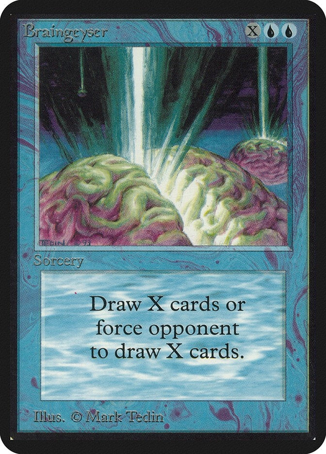 Braingeyser [LEA] - MTG Single