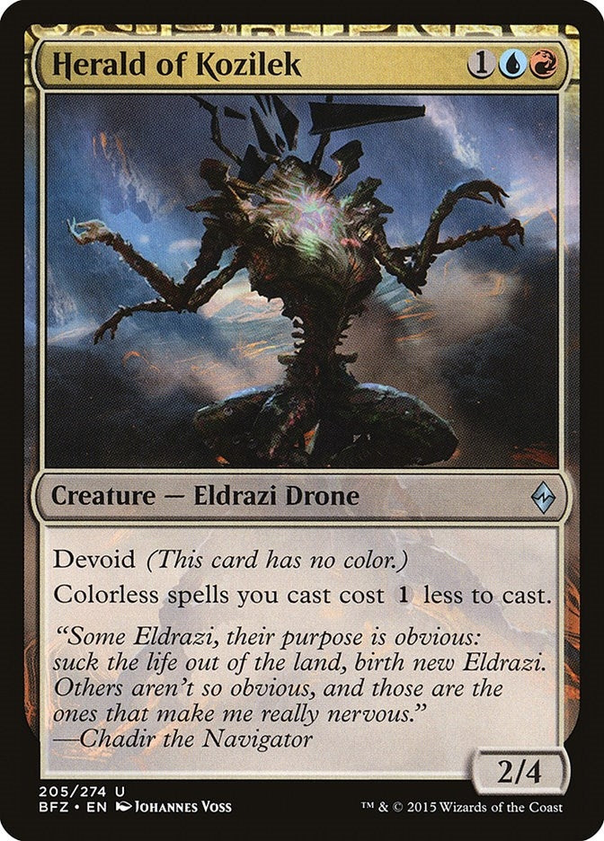Herald of Kozilek (205) [BFZ] - MTG Single