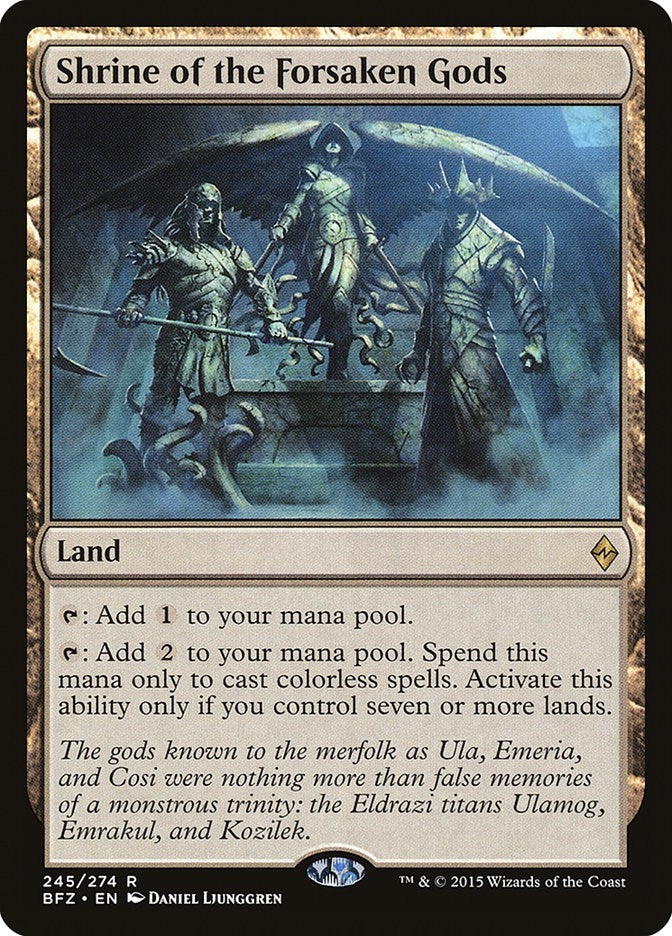 Shrine of the Forsaken Gods (245) [BFZ] - MTG Single