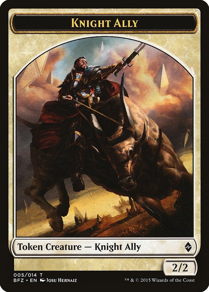 Knight Ally Token (0) [BFZ] - MTG Single