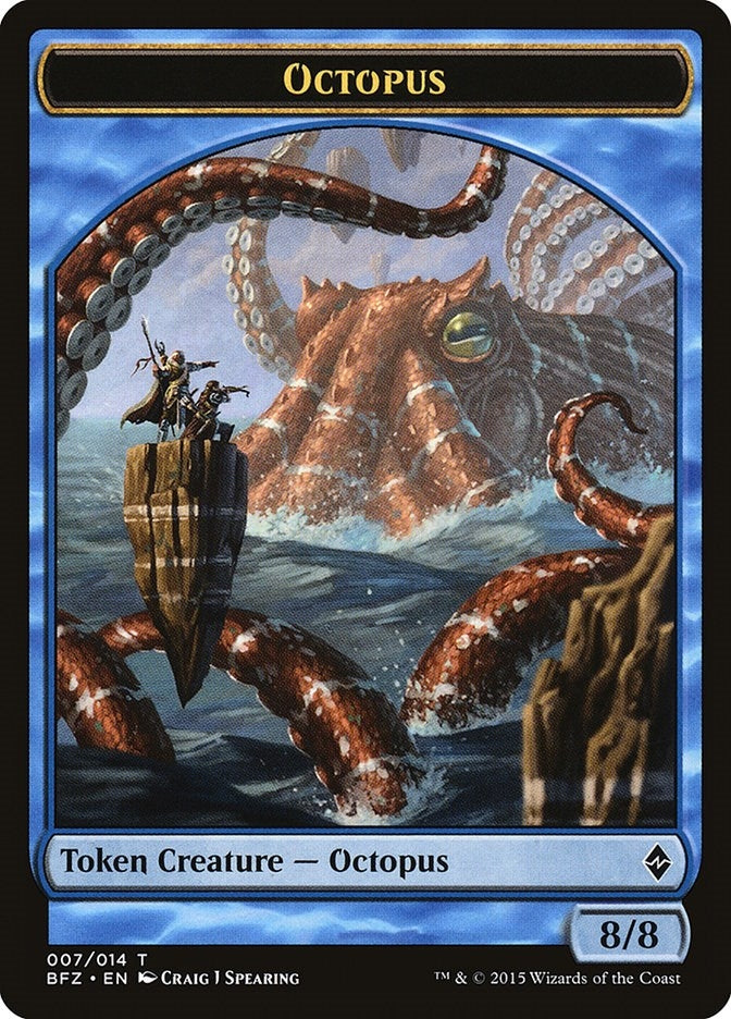 Octopus Token (0) [BFZ] - MTG Single