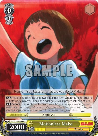 Motionless Mako (27009) [KLK/S27] - Weiss Schwarz Single