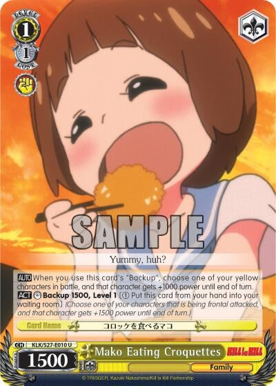 Mako Eating Croquettes (27010) [KLK/S27] - Weiss Schwarz Single