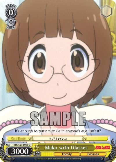 Mako with Glasses (27013) [KLK/S27] - Weiss Schwarz Single