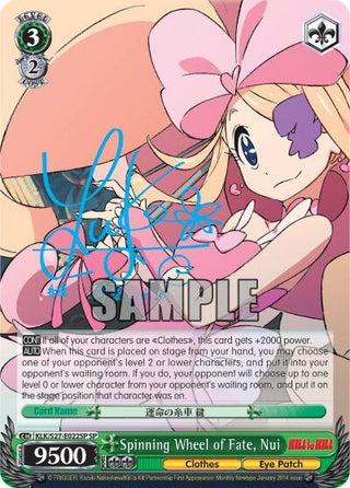 Spinning Wheel of Fate Nui (SP) (27022) [KLK/S27] - Weiss Schwarz Single