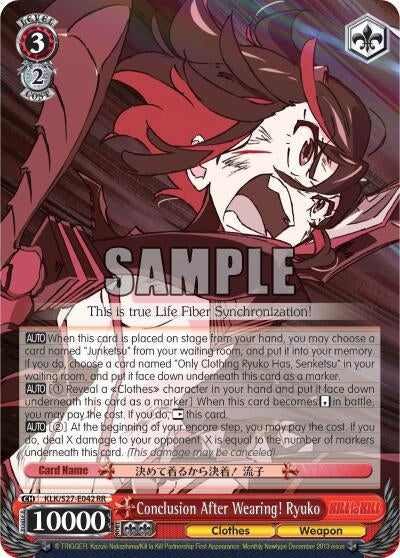 Conclusion After Wearing! Ryuko (27042) [KLK/S27] - Weiss Schwarz Single
