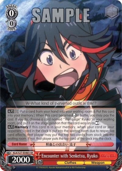 Encounter with Senketsu Ryuko (SR) (27046) [KLK/S27] - Weiss Schwarz Single
