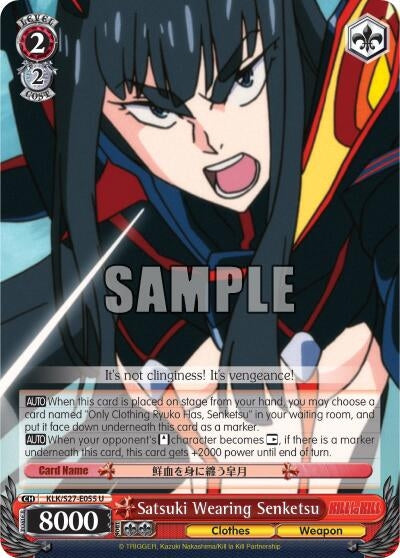 Satsuki Wearing Senketsu (27055) [KLK/S27] - Weiss Schwarz Single