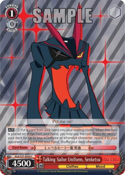 Talking Sailor Uniform Senketsu (27059) [KLK/S27] - Weiss Schwarz Single