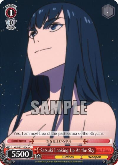 Satsuki Looking Up At the Sky (27062) [KLK/S27] - Weiss Schwarz Single