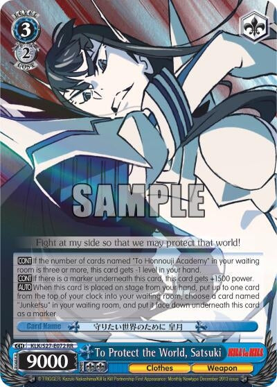 To Protect the World Satsuki (27072) [KLK/S27] - Weiss Schwarz Single