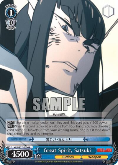 Great Spirit Satsuki (27076) [KLK/S27] - Weiss Schwarz Single