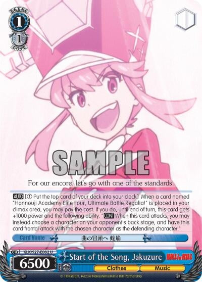 Start of the Song Jakuzure (27082) [KLK/S27] - Weiss Schwarz Single