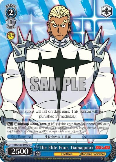 The Elite Four Gamagoori (27092) [KLK/S27] - Weiss Schwarz Single