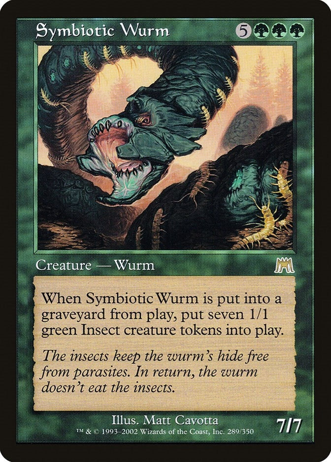 Symbiotic Wurm (289) [ONS] - MTG Single