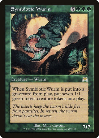 Symbiotic Wurm (289) [ONS] - MTG Single