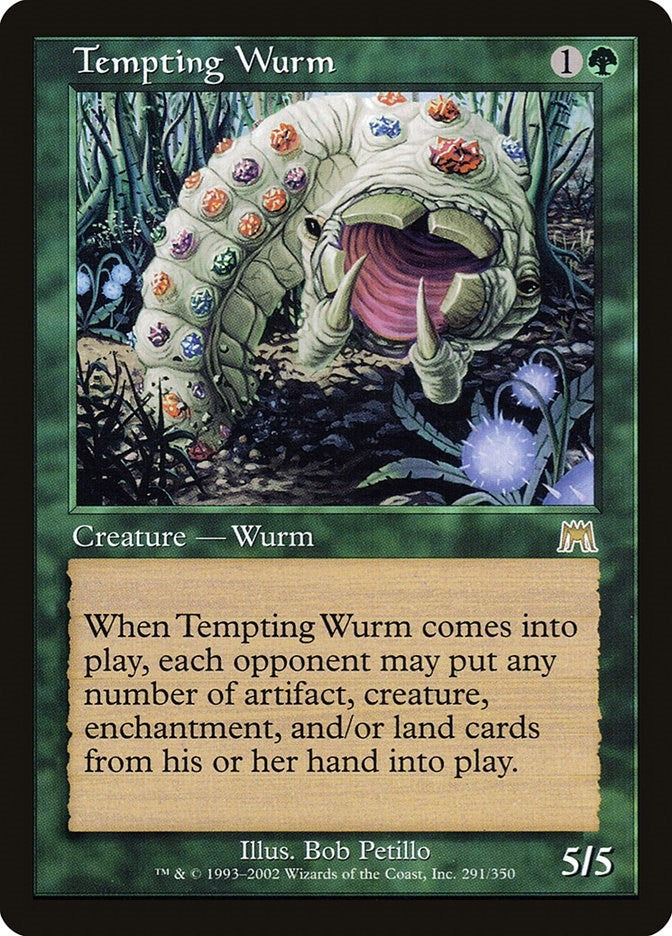 Tempting Wurm (291) [ONS] - MTG Single