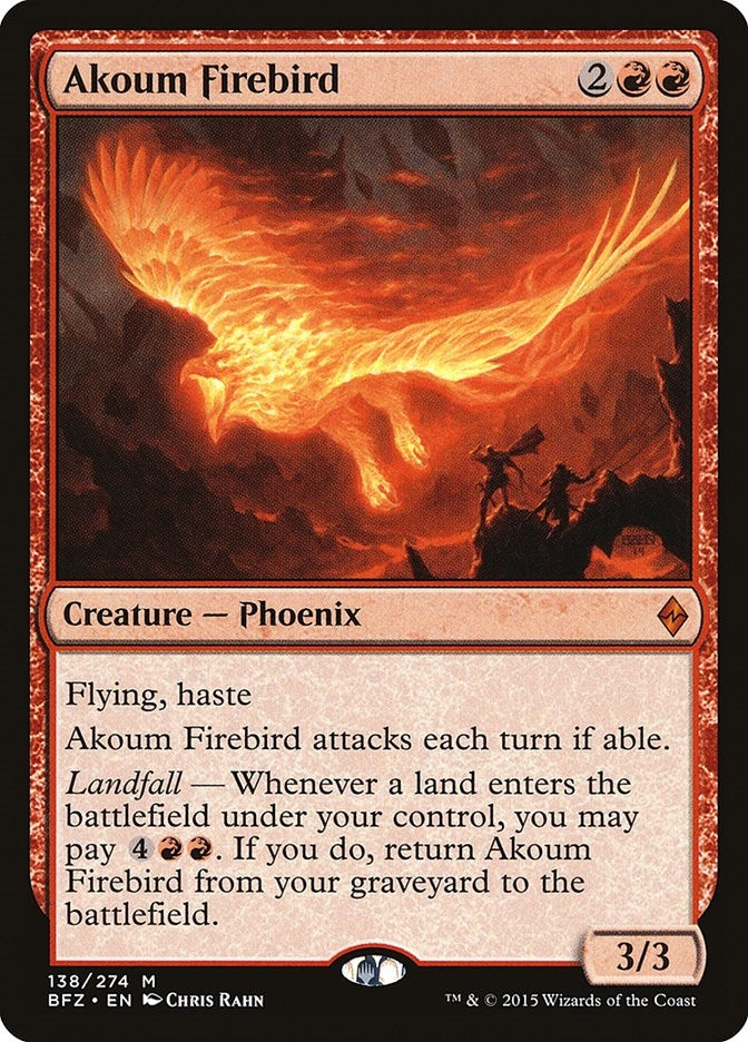 Akoum Firebird (138) [BFZ] - MTG Single