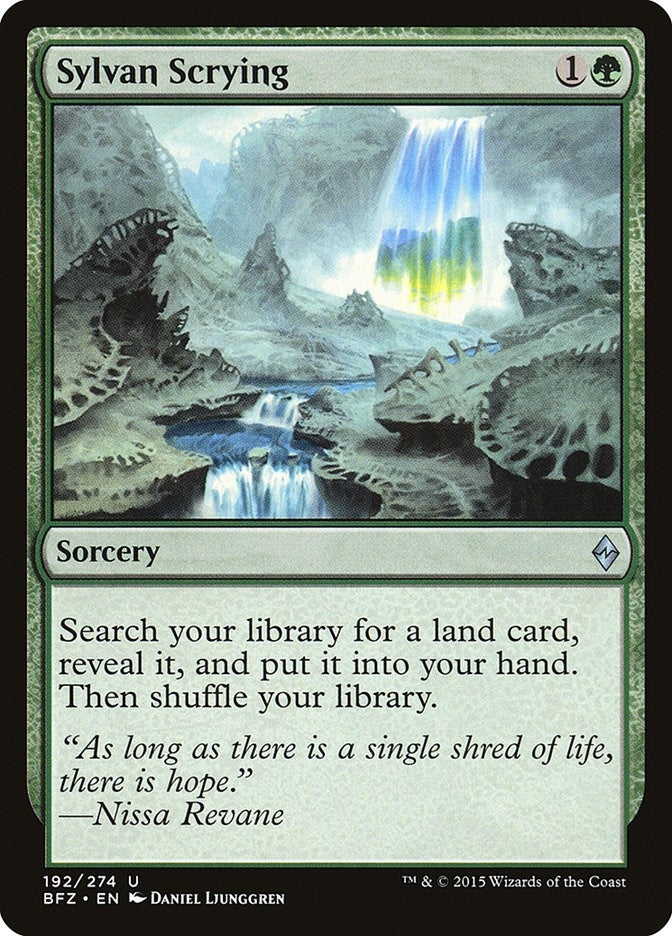 Sylvan Scrying (192) [BFZ] - MTG Single