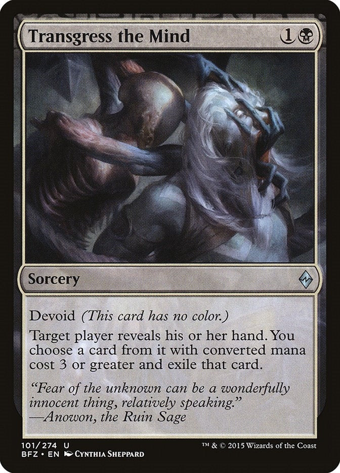 Transgress the Mind (101) [BFZ] - MTG Single