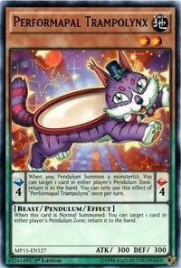 Performapal Trampolynx (15127) (MP15) - YuGiOh Single