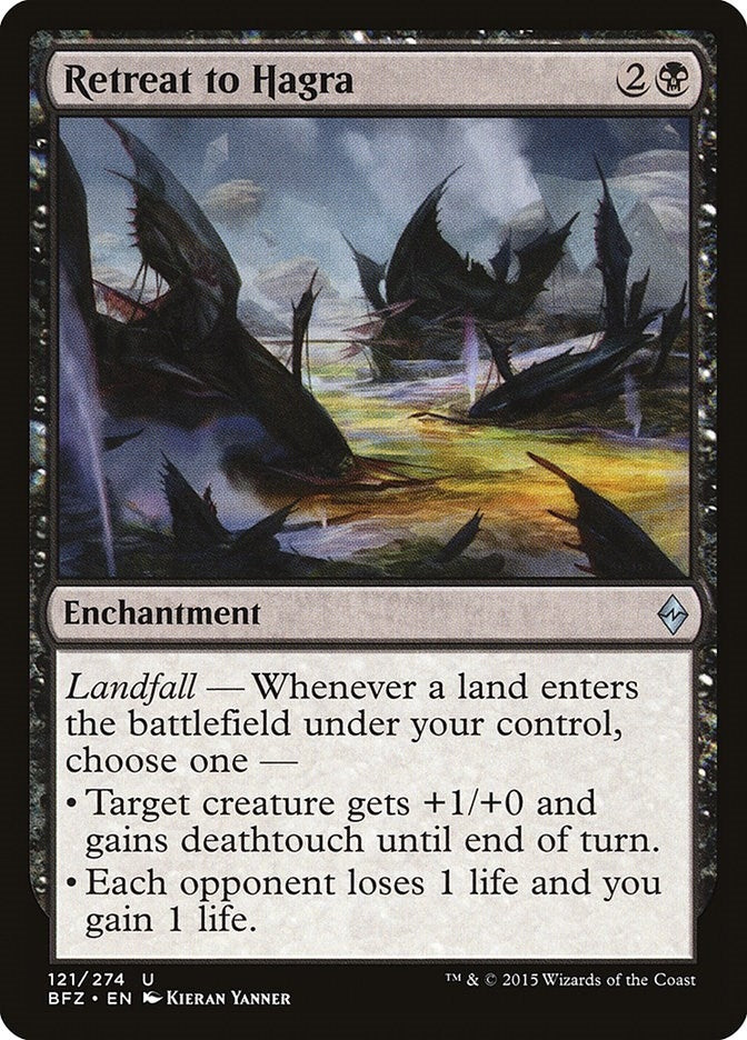 Retreat to Hagra (121) [BFZ] - MTG Single