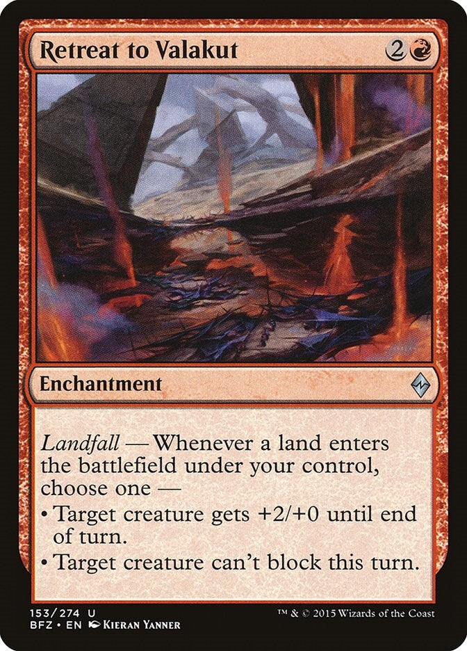 Retreat to Valakut (153) [BFZ] - MTG Single