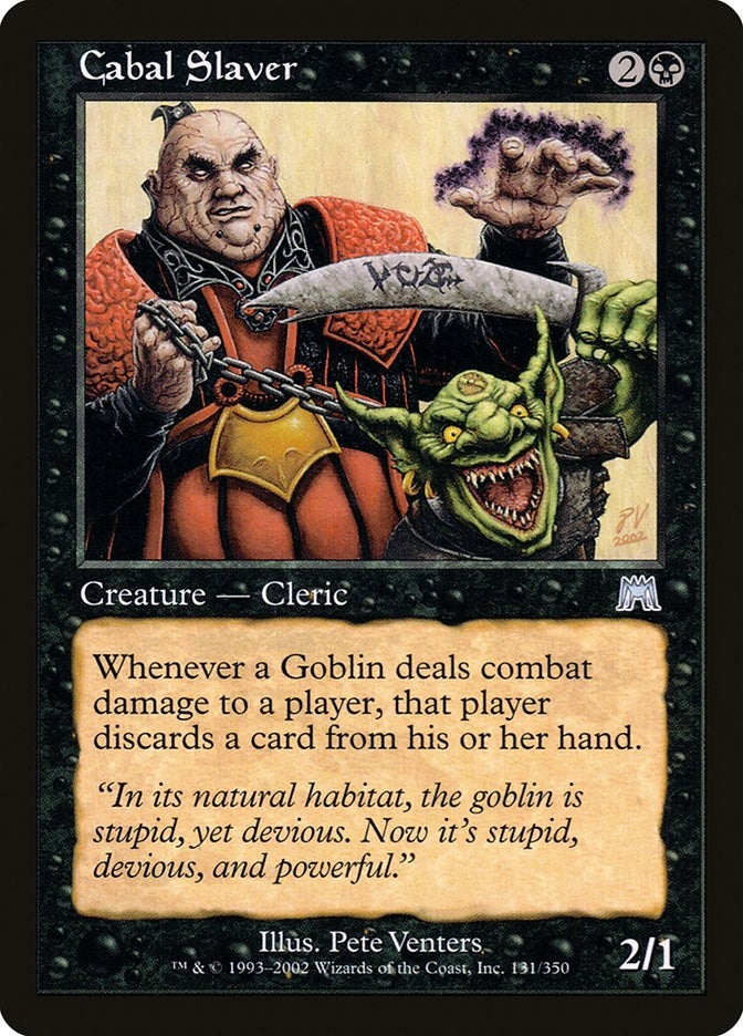 Cabal Slaver (131) [ONS] - MTG Single