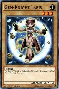 Gem-Knight Lapis (15202) (MP15) - YuGiOh Single