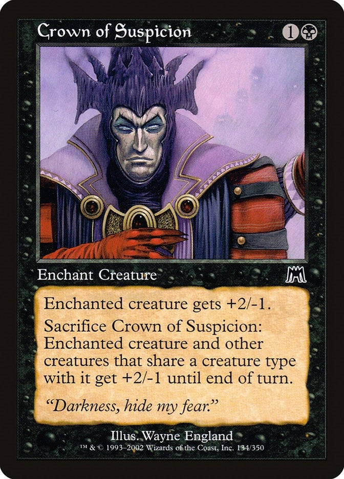 Crown of Suspicion (134) [ONS] - MTG Single