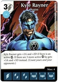 Kyle Rayner - Artist (16) [WOL] - Dice Masters Single