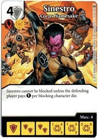 Sinestro - Corps Namesake (22) [WOL] - Dice Masters Single