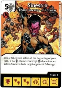Sinestro - Thaal Sinestro of Korugar (24) [WOL] - Dice Masters Single